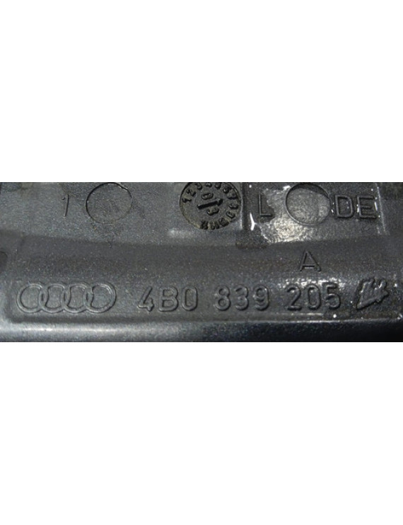 Maçaneta Externa Traseira Esquerda Audi A3 2001 - 2005 Preto Traseira