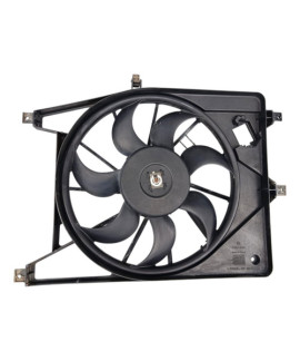 Ventoinha Radiador Sandero 1.6 2008 2009 2010 2011 2012 Preto