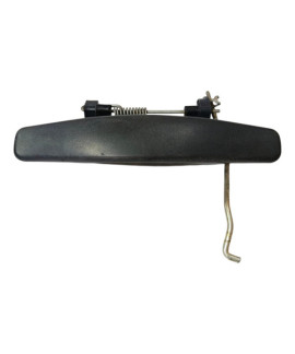 Maçaneta Externa Dianteira Esquerda Sandero 2008 - 2014 Preto Dianteira