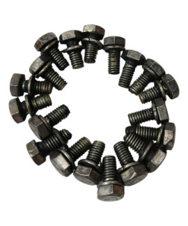 Kit Parafuso Tampa Cárter Chery Qq 1.1 2010 - 2014 Preto