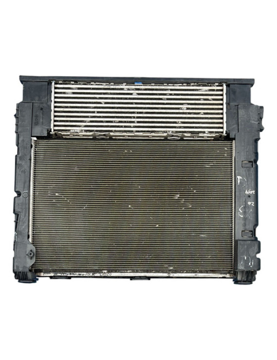 Kit Radiador Bmw X3 X4 2.0 Turbo 2013 2014 2015 2016 Preto