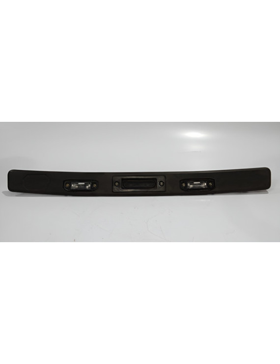 Moldura Luz Placa Maçaneta Tampa Volvo Xc60 2012 - 2016 Preto Traseira