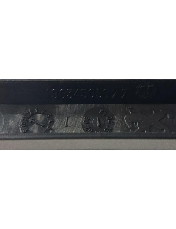 Moldura Painel Central Peugeot 207 307 2002 - 2012 Preto