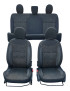 Jogo De Bancos Tecido Duster Oroch 2016 A 2021 Preto