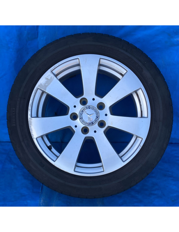 Estepe Step Mercedes C180 2008 2009 2010 2011 Aro 16 Prateado