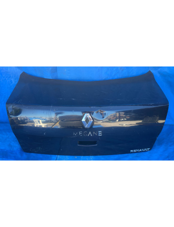 Tampa Traseira Megane Sedan 2004 - 2008 / Detalhe Preto