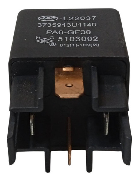 Relê Ventoinha Jac J3 2010 - 2015 / 3735913u1140 Preto
