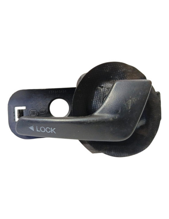 Maçaneta Interna Dianteira Direita Palio 2007 - 2011 Preto Dianteira