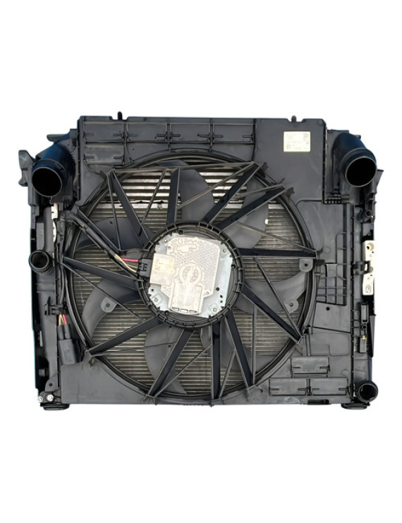Kit Radiador Bmw X3 X4 2.0 Turbo 2013 2014 2015 2016 Preto