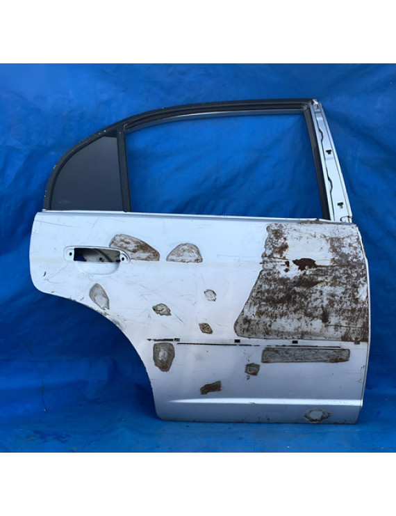 Porta Traseira Direita Civic 2001 A 2006 / Recuperada Direita Branco