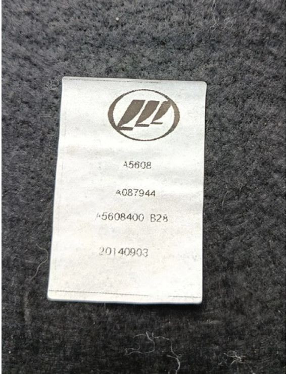 Tampão Bagagito Lifan 530 2015 2016 2017 2018 Preto