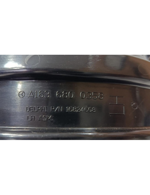 Porta Copos Dianteiro Esquerdo Mercedes Ml350 Ml500 2005 Preto