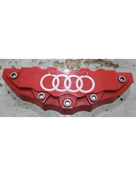 Capa Da Pinça De Freio Audi A4 A5 2009 - 2011 Vermelho