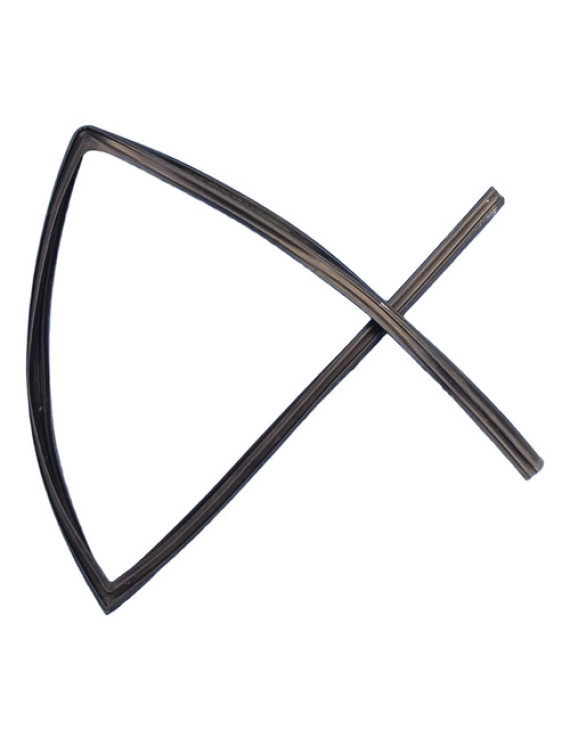 Borracha Vidro Traseira Esquerda Freelander 2 2008 - 2014 Preto