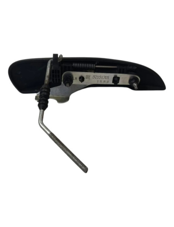 Maçaneta Externa Porta Traseira Esquerda Onix 2013 - 2018 Preto Traseira