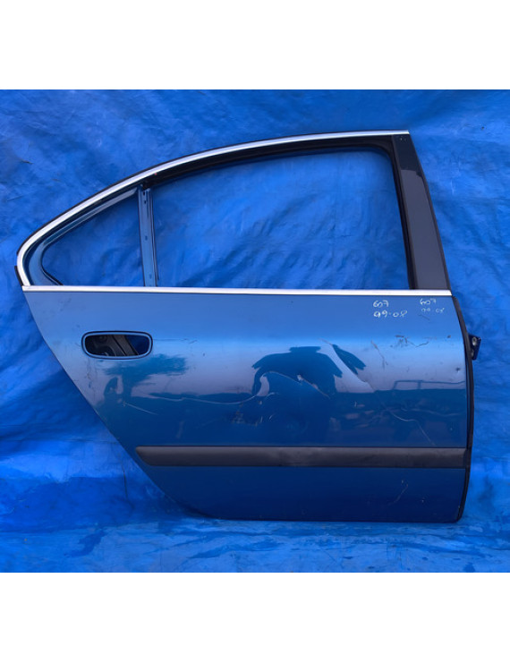 Porta Traseira Direita Peugeot 607 1999 A 2008 Traseira Direita Azul