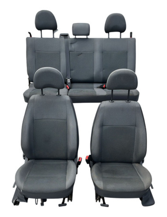 Jogo De Bancos (tecido) Amarok 2011 2012 2013 2014 Preto