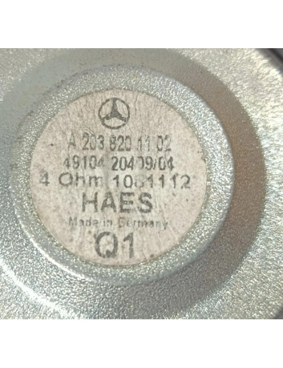 Alto Falante Porta Dianteira Mercedes C320 2001 - 2005 Preto