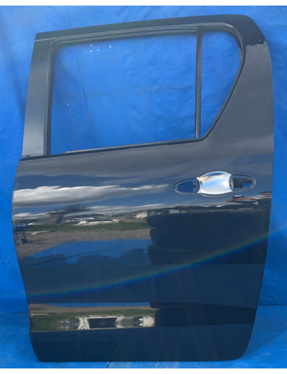 Porta Traseira Esquerda Hilux 2016 - 2021 Cabine Dupla Traseira Esquerdo Preto