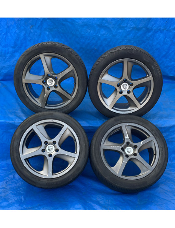 Jogo De Rodas Aro 20 Porsche Cayenne 2005 A 2010 Preto