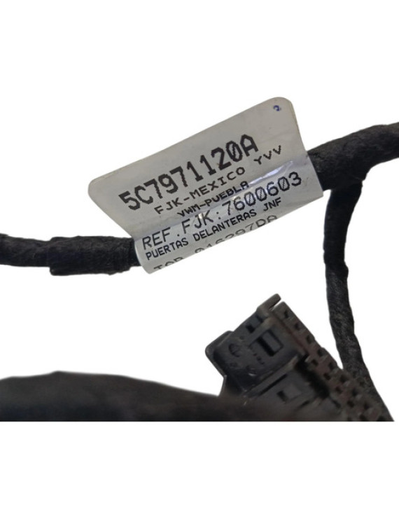 Chicote Porta Dianteira Esquerda Jetta 2011 - 2015