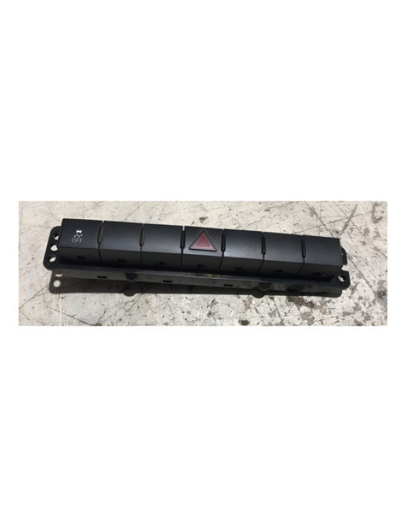 Botao Pisca Alerta + Comando Tração Cherokee 2014 Preto