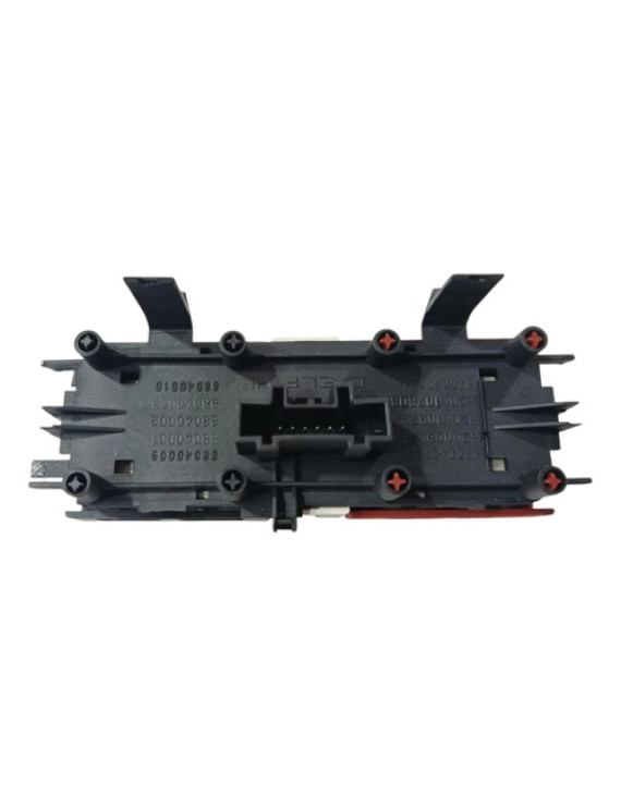 Botão Pisca Alerta Trava Portas Megane 2008 - 2012 Vermelho