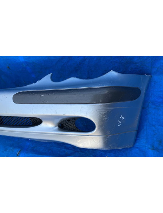 Parachoque Dianteiro Mercedes C200 2000 A 2006 Detalhe Prateado