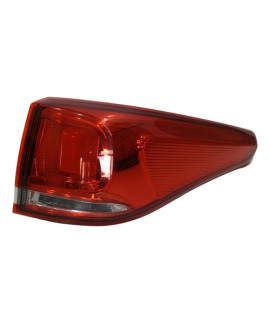 Lanterna Direita Chery Tiggo 7 2020 2021 2022 Direito/passageiro Vermelho