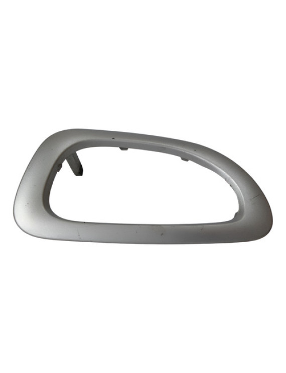 Moldura Maçaneta Interna Esquerda Peugeot 307 2005 - 2012 Prateado Dianteira/traseira