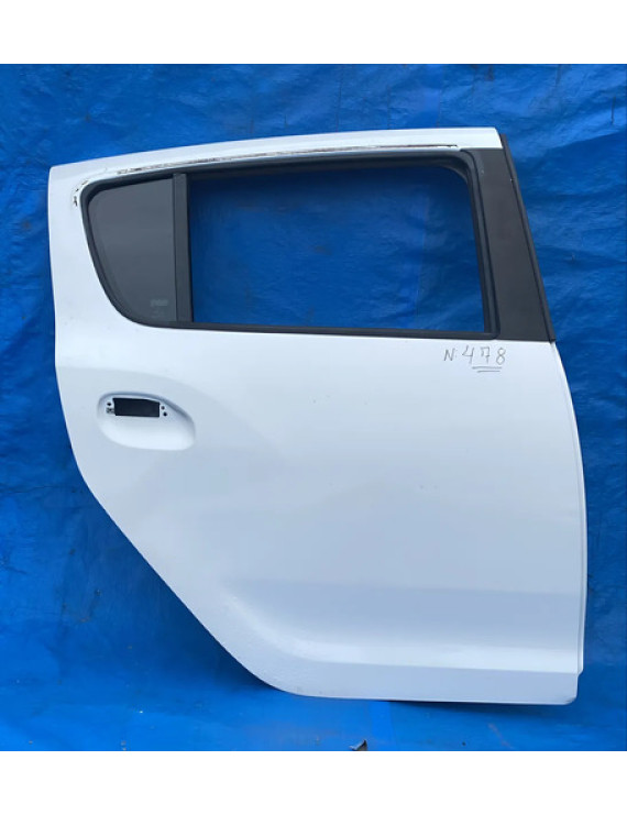 Porta Traseira Direita Sandero 2014 15 16 17 2018 2019 2020 Traseira Direita Branco