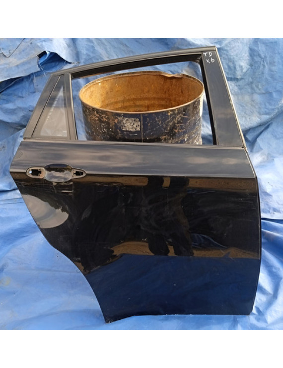 Porta Traseira Direita Bmw X6 2010 2011 2012 2013 2014 Preto