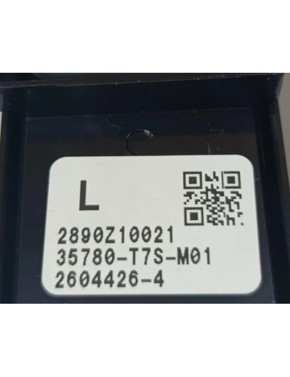 Botão De Vidro Traseiro Esquerdo Hrv 2016 - 2021