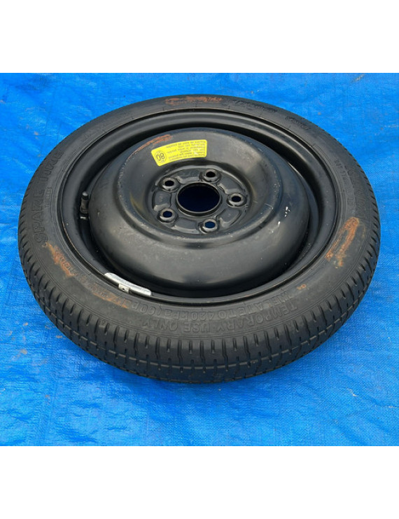 Estepe Fino Civic 2012 2013 2014 2015 2016 125/70 R15 Preto