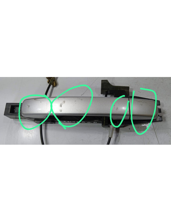 Maçaneta Externa Dianteira Direita Sentra 2010 2011 2012 Prateado Dianteira