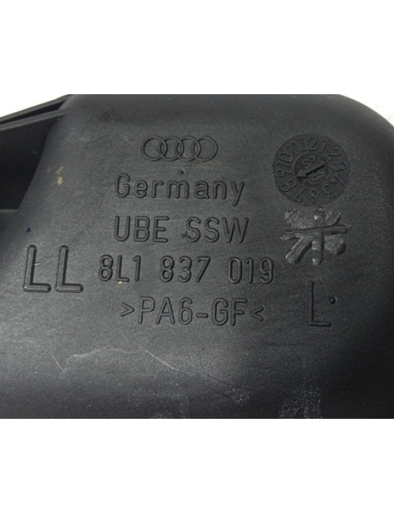 Maçaneta Interna Dianteira Esquerda Audi A3 2001 - 2005 Preto Dianteira