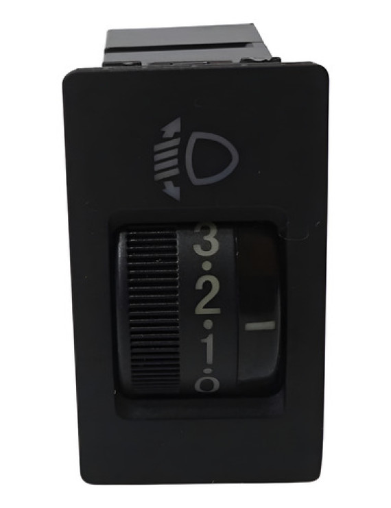 Botão Regulagem Farol Jac J3 2011 - 2015 Preto Botão Regulagem Farol Jac J3 2011 - 2015 Preto