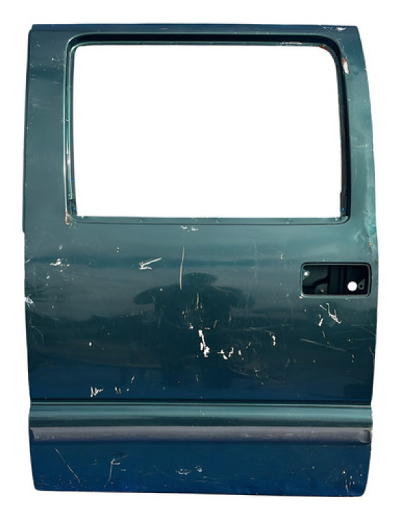 Porta Traseira Esquerda Gm S10 1996 A 2011 Detalhe Esquerda Preto