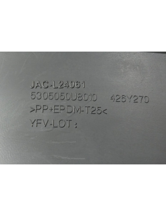 Acabamento Lateral Direito Console Jac J3 2010 - 2015 - Preto