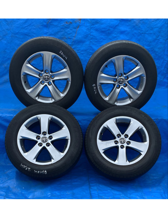 Jogo De Rodas Rav4 2013 2014 2015 2016 2017 2018 Aro 17 Preto