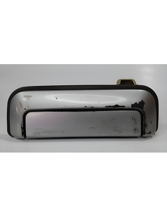 Maçaneta Externa Dianteira Esquerda Pajero Sport 2007 - 2012 Prateado Dianteira