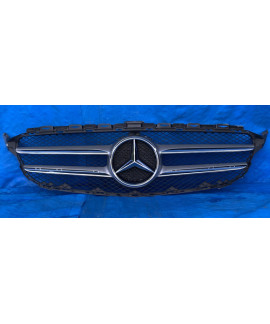 Grade Frontal Emblema Mercedes C180 2016 2017 2018 Original Fosco