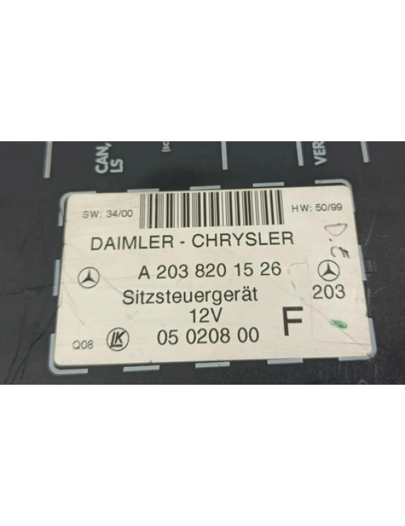 Módulo Banco Dianteiro Esquerdo Mercedes C320 2001