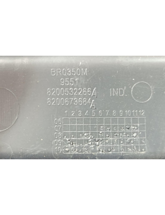 Acabamento Console Porta Copos Sandero 2010 2011 2012 Preto