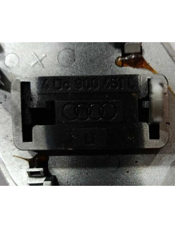 Tampa Acabamento Esguicho Farol Esquerdo Audi A8 1998 - 2002 Prateado