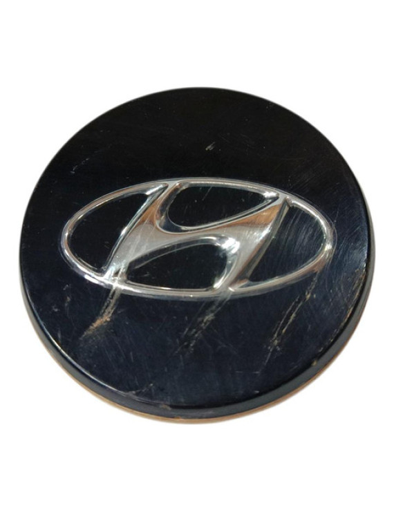 Calota Miolo Centro Roda Hb20 2013 - 2019 Preto