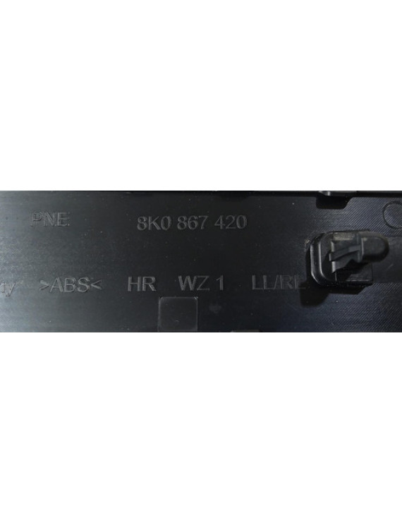 Friso Forro Porta Traseiro Direito Audi A4 2010 2011 2012 - Preto