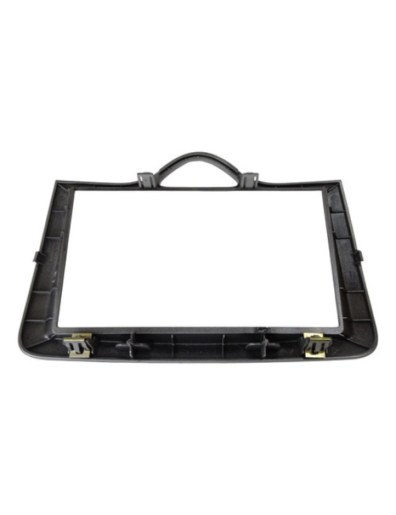 Moldura Painel Central Rádio Jac J3 2011 - 2015 Cinza