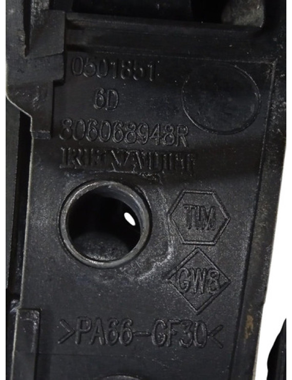 Maçaneta Externa Traseira Esquerda Duster Oroch 2015 - 2020 Preto