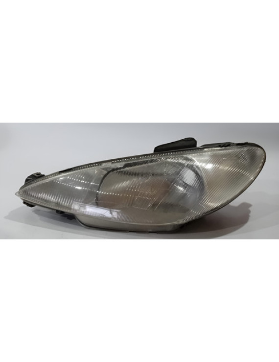 Farol Esquerdo Peugeot 206 1998 - 2007    Esquerdo